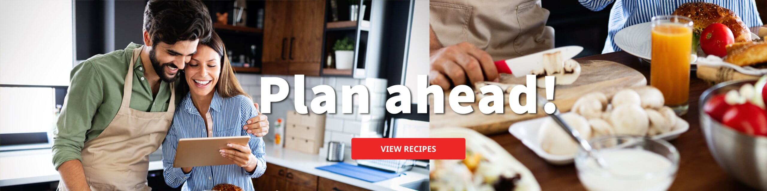 Slider Image for Recipes - Plan Ahead